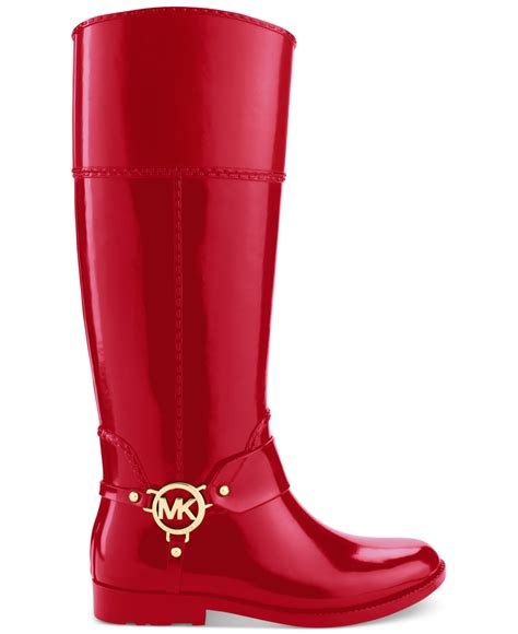 michael kors red ankle rain boots|Michael Kors rain boots sale.